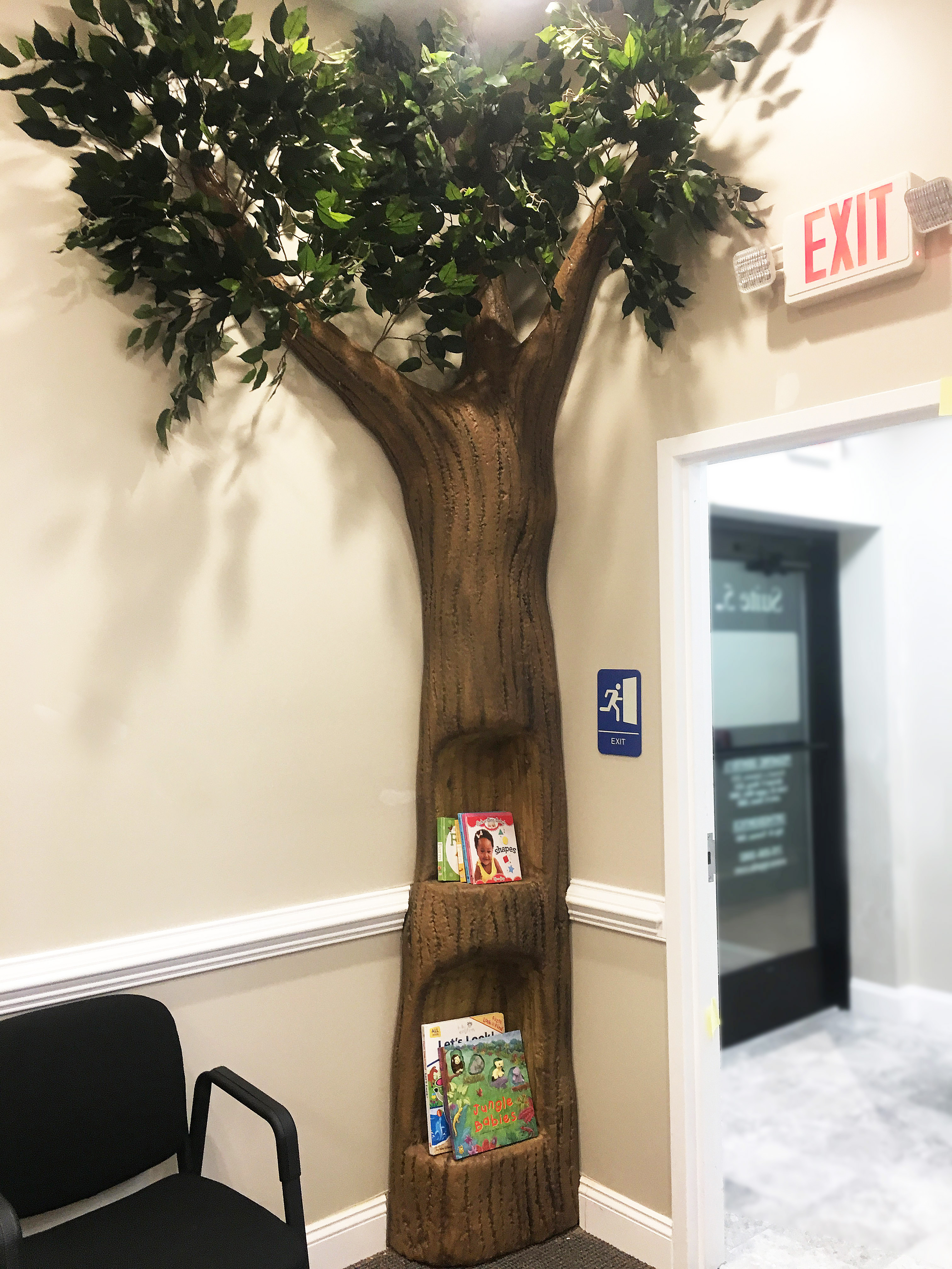 Corner Tree Bookshelf Imagine Factory Llc